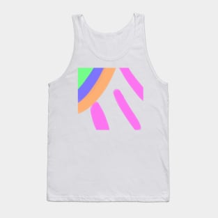 Colorful watercolor art design Tank Top